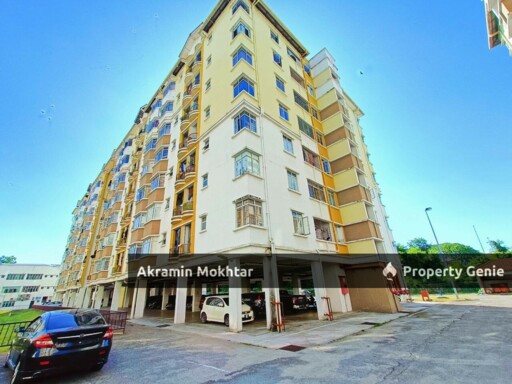 Freehold & 24H Security | Pangsapuri Villamas, Sg Pinang Kapar Klang.