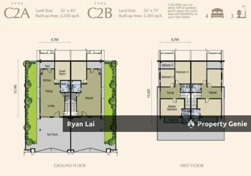 2 Storey Corner Lot Cluster Semi D @ Caspia, M Residence 2 | Save Up to 362 | Below Market Value 45% Auction Property!