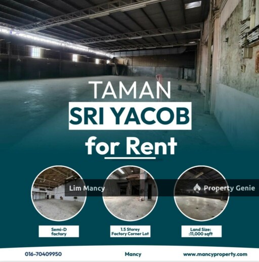 Taman Sri Yaacob Semi Detached Light Industrial Factory