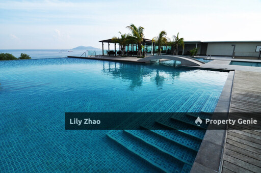 High End Condo with Private Lift For Rent, Full Sea View, 3+3 Rooms, 5 Bath, 2,450 Sqft, The Peak Vista, Kota Kinabalu City
