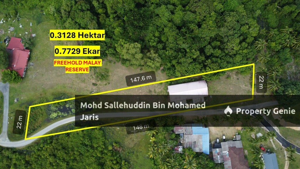 [FREEHOLD] Tanah Pertanian + Rumah Semi-D (60%) Kg Bentan, Pekan Pahang