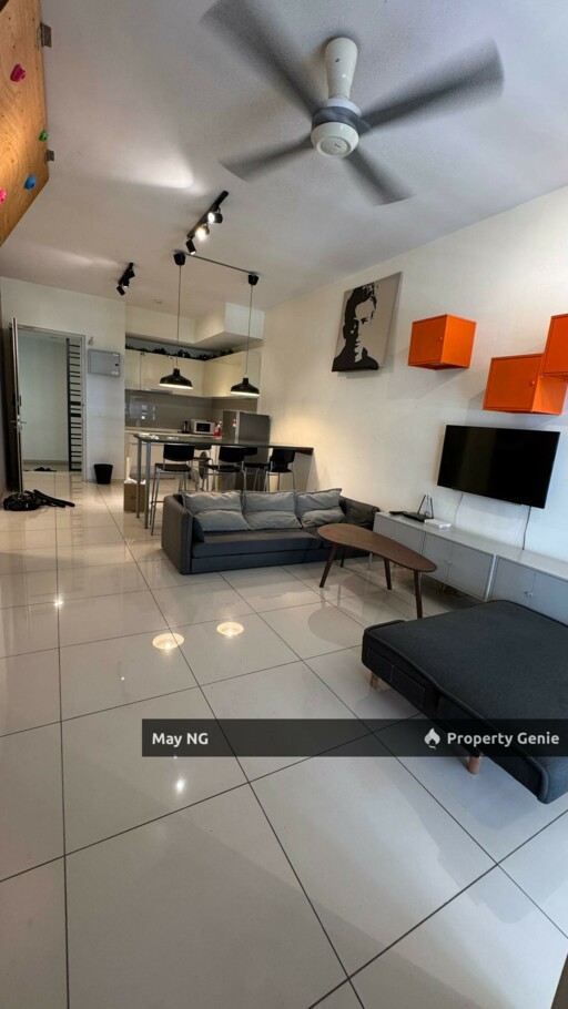 D’Sara Sentral, Sungai Buloh@ Fully Furnished for Rent - 840 sqft - WiFi |-Near MRT