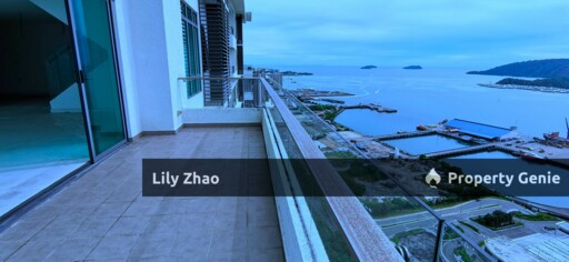 Exclusive Full Sea View Triplex Resort Penthouse for Sale, 6,016 sf @Signal Hill, Kota Kinabalu City, Sabah
