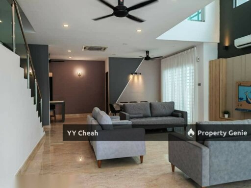 Gerbang Maju Rapat Ipoh Luxury 2.5 Storey Semi-D For Sale, Fully-furnished Modern Design Gated Guarded