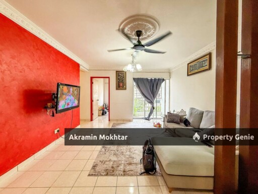 Level 1, Partially Furnished & 1 Parking | Pangsapuri Jati Selatan, Desa Petaling Kuala Lumpur