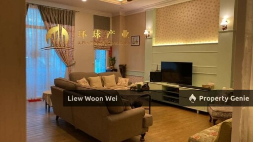 double storey link house for sale at taman jasa intan @alma @bukit mertajam