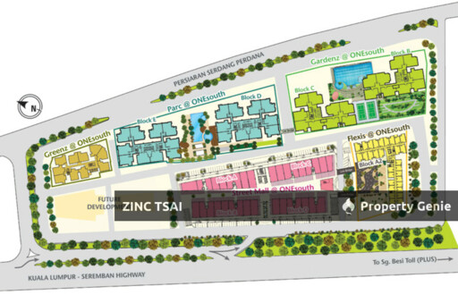 Garden @ One South {Save RM 38,000} 6 mins drive to MRT Serdang Jaya