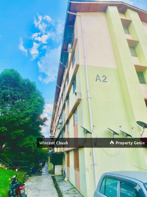 2BR Flat Taman Melati Blok A2 Near LRT Taman Melati for Rent