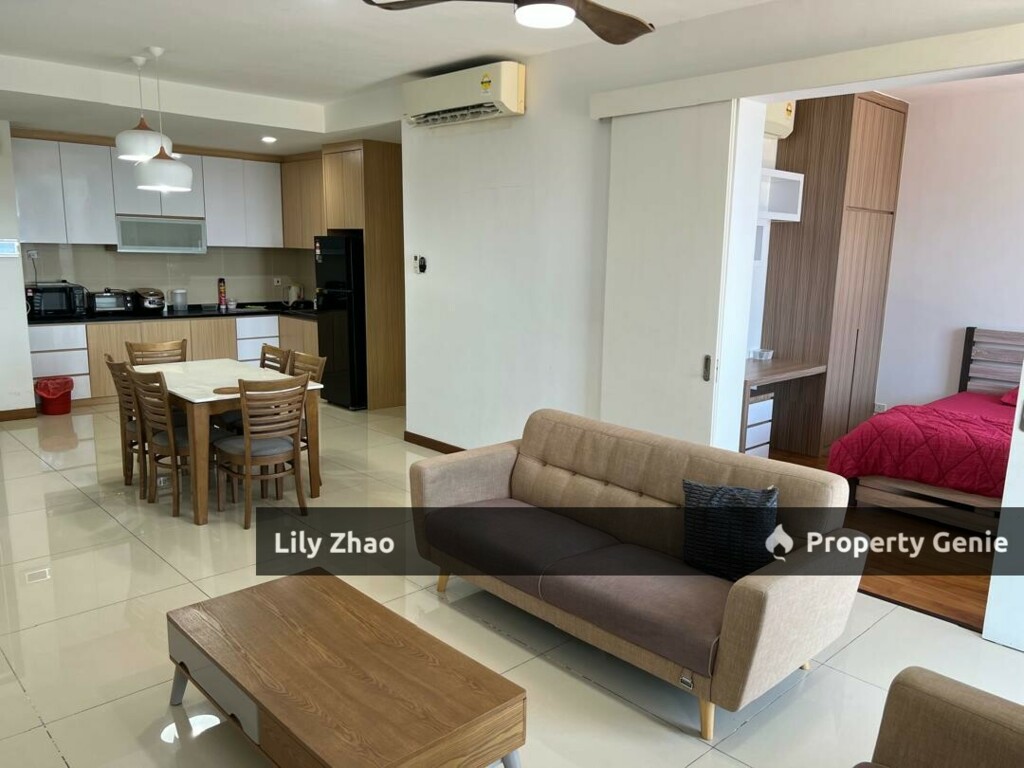 Jesselton Residence Condo for Rent Sea View 3Bed 3Bath, Cozy Fully Furnished, near Suria Mall Kota Kinabalu City Centre