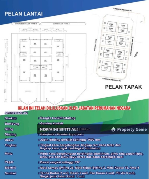 Rumah Baru Semi-D Sungai Isap Kuantan