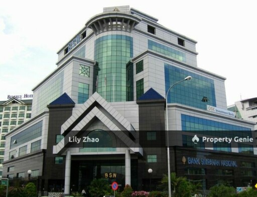 CORPORATE OFFICES SPACE 6,907 sf For Rent, Top Security, WISMA BSN, Next to Maybank HQ, in the Heart Kota Kinabalu City