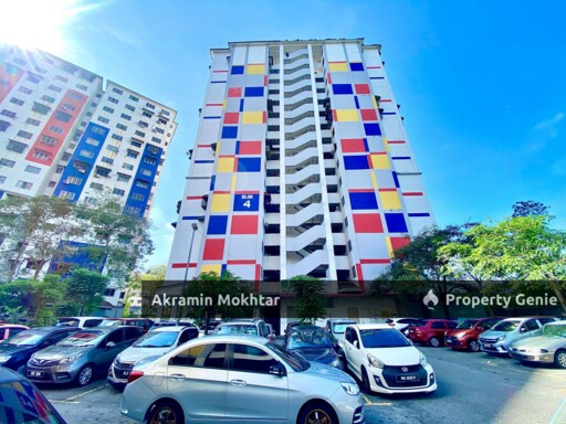 End Lot, Facing Open (Lake), Partially Furnished & Renovated | Apartment Desa Tasik 6B Bandar  Tasik Selatan Sungai Besi, KL