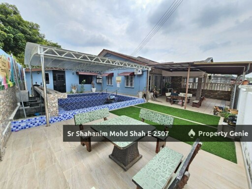 Corner Lot Single Storey Terrace With Pool, Taman Bangi Indah, Bangi