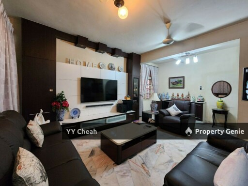 Gunung Rapat, Ipoh Freehold Semi-D For Sale, Renovated and Facing Field