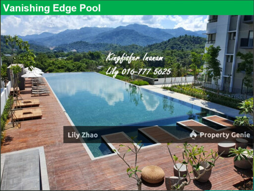 Kingfisher Inanam Condo for Rent, Renovated & Fully Furnished, Block C, 5th Floor Facilities area, Kota Kinabalu