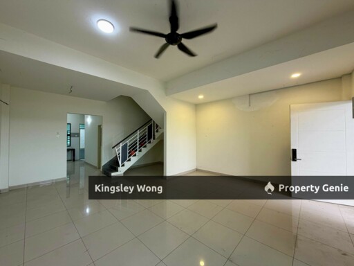 Menglembu Taman Rasi Jaya First Garden Silibin Double Storey Terrace House Unblock View Simple Renovated