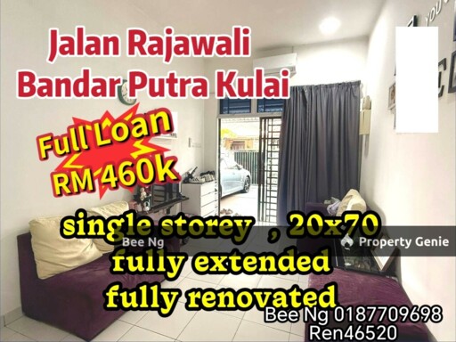 Bandar Putra Kulai/Jalan Rajawali/Single Storey