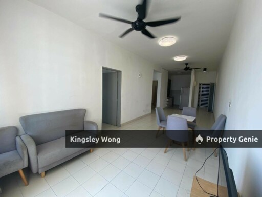 Middle Floor 3 Rooms Unit Falim Condo with Furnished Near Menglembu First Garden Lahat