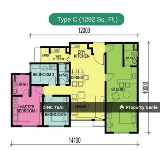 Ceria Residence Cyberjaya Freehold Dual Key Condominium Auction | 4R3B | 1,292 sqft