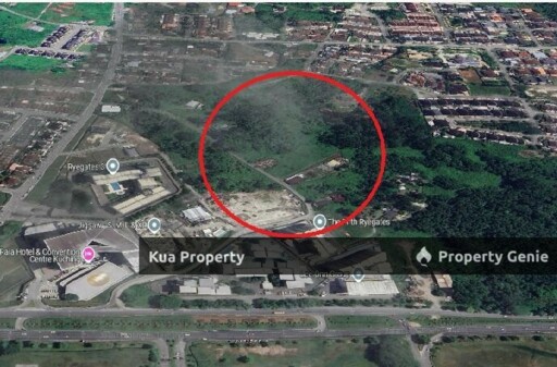 Land For Sale Located at Jalan Stampin Tengah near Raia Hotel Airport