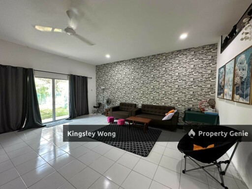 Lahat Mines Double Storey Superlink Terrace House Gated Guarded Partially furnished