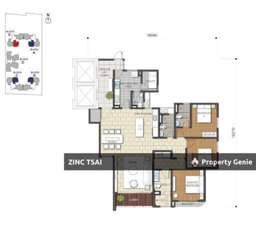 Concerto Kiara Utara Segambut Condominium Auction | Private Lift Lobby | Freehold | 1,700 sqft