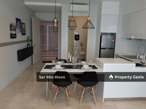 Corner Lot Fully Furnished Space for Rent at Vogue Suites One, KL Eco City, Bangsar
