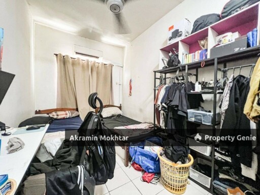 FREEHOLD, CORNER UNIT, FULLY FURNISHED & 1 PARKING | Pangsapuri Puri Aiyu Seksyen 22 Shah Alam
