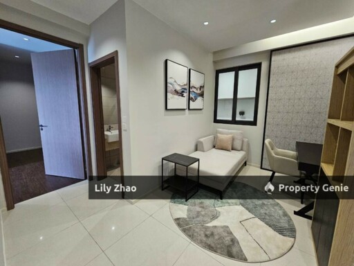 Jesselton Twin Towers A, 12th Floor, High End Condo for Rent, 3Bed 2Bath, 1,357 sf, Near QE2, Jalan Lintas, Kota Kinabalu City