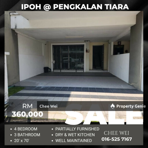 📍IPOH @ Pengkalan Tiara Double Storey House For Sales