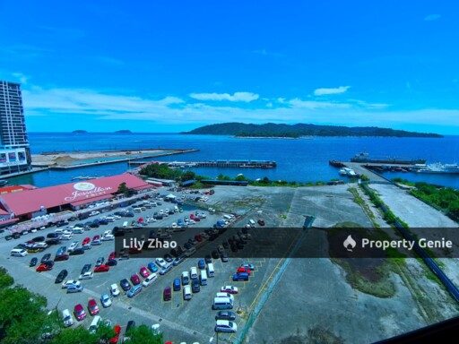 Sea View Jesselton Quay CitiPads Soho Suites, Airbnb Biz, Corner Lot, 525 sq ft, 2Bed 1Bath, Fully Furnished, Kota Kinabalu City Centre