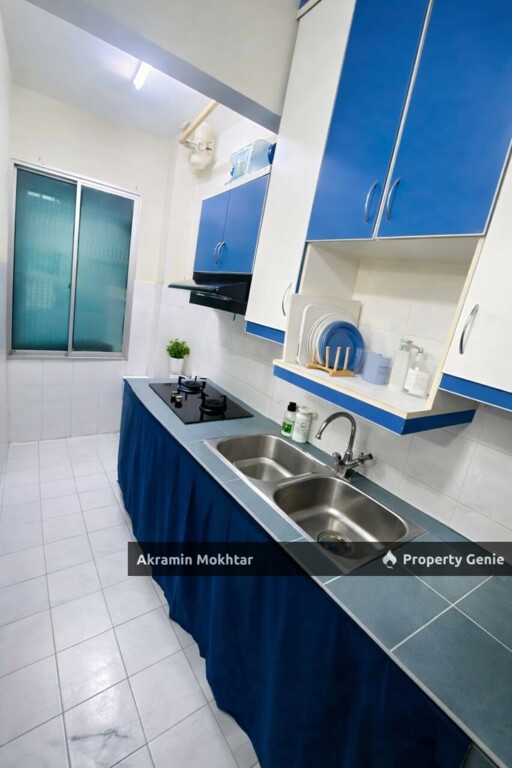 Freehold, Partially Furnished & 1 Parking | Pesona Villa Apartment, Taman Melawati