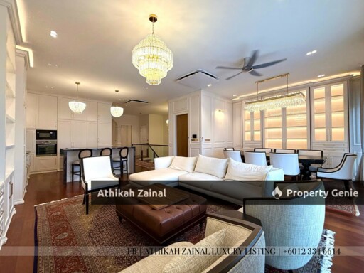 Serene Mont Kiara | Great Size Duplex Townhouse With Luxurious Renovation