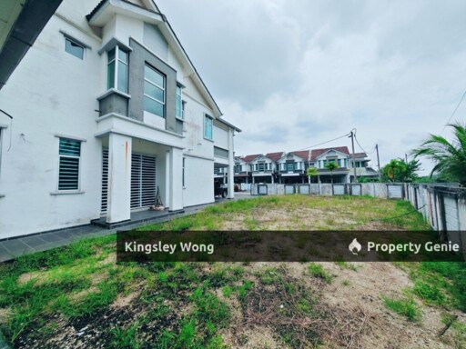 Gated Guarded Freehold Corner Double Storey Superlink House Meru Jelapang With Huge Land