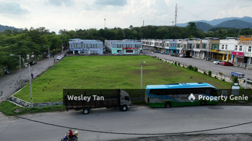 Corner Land 50,000sqft AMJ Road Side Ready Parking Road Access in Simpang Ampat Alor Gajah