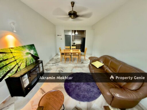 Freehold, Renovated, Extended, Fully Furnished & 1 Parking | Pesona Villa Apartment Taman Melawati Kuala Lumpur