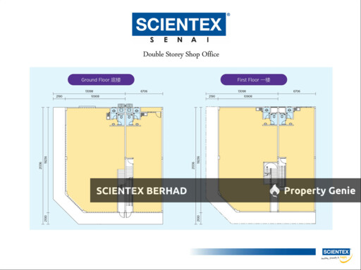 2 Story Shop Office, Scientex Senai
