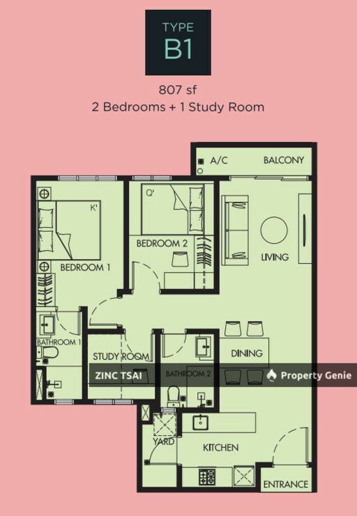 Aster Green Residence {Save RM 52,000} 5 mins drive to MRT Kuchai