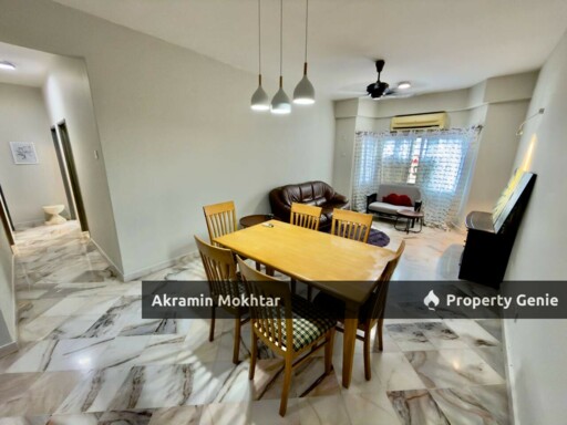 Freehold, Renovated, Extended, Fully Furnished & 1 Parking | Pesona Villa Apartment Taman Melawati Kuala Lumpur