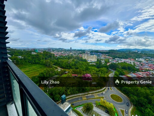 Jesselton Twin Tower A High end Condo for Rent, Level 25th, 3Bed 2Bath, Fully Furnished, 1 Car Park, Kota Kinabalu, Sabah