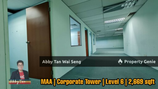 For RENT | Menara MAA | Office | Level 6 | Town Centre