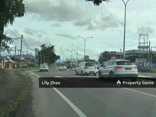 Papar Commercial Land for Rent, Road Side, Corner Lot 8,000 sqft, Papar Square, Papar, Sabah.
