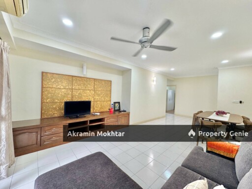 Freehold, Partially Furnished & 1 Parking | Seri Maya Condominium, Jalan Jelatek, Setiawangsa