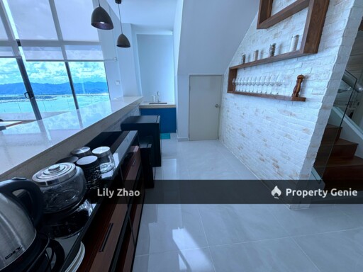 Exclusive Full Sea View Triplex Resort Penthouse For Sale, 3,701 Sf, Signal Hill, Kota Kinabalu City, Sabah.