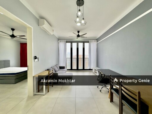 Corner Unit, Partially Furnished & 1 Covered Parking | SkyMeridien Residence, Sentul