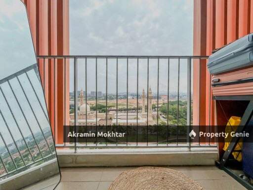 Freehold, Facing Masjid & 1 Parking | Suria Jelutong Apartment, Bukit Jelutong, Shah Alam.