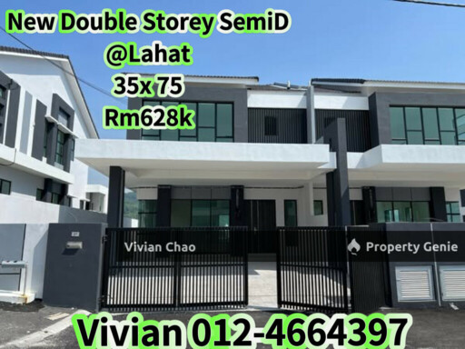 New Double Storey SemiD@ Lahat