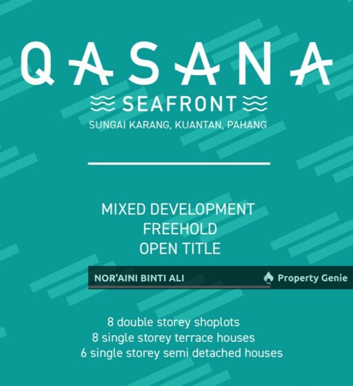 New project at Sungai Karang, Kuantan!  OPEN TITLE | FREEHOLD  Shoplot for sale