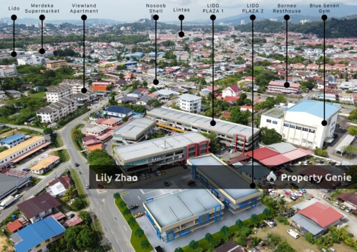 Ground Floor Shop Office for Rent, Brand New, Lido Plaza 2, Prime Area Kota Kinabalu, Sabah