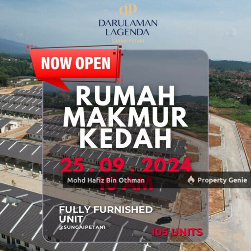 Fully Furnished At DARULAMAN Lagenda, SUNGAI PETANI KEDAH